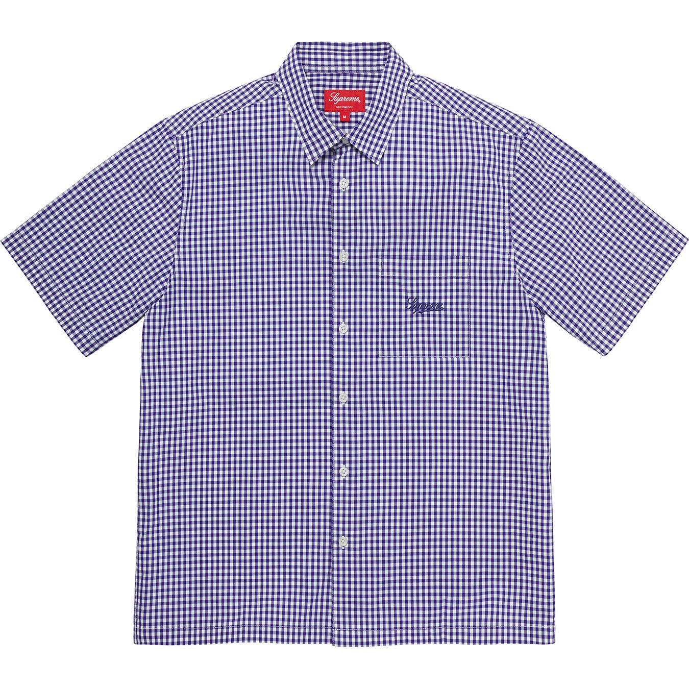 【size：L】Supreme Gingham S／S Shirt