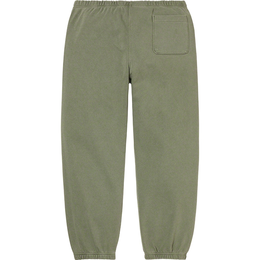 Details on Supreme The North Face Pigment Printed Sweatpant Olive from spring summer
                                                    2021 (Price is $138)