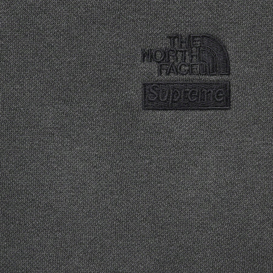 Details on Supreme The North Face Pigment Printed Crewneck Black from spring summer
                                                    2021 (Price is $138)