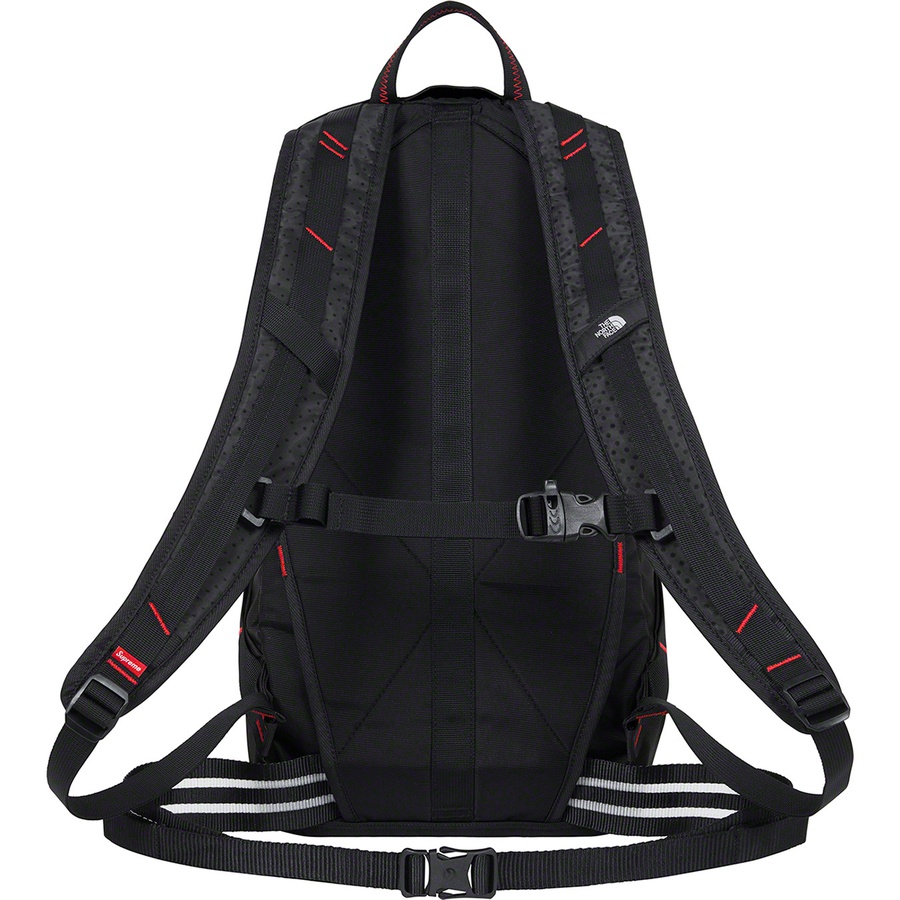 Details on Supreme The North Face Summit Series Outer Tape Seam Route Rocket Backpack Black from spring summer
                                                    2021 (Price is $158)