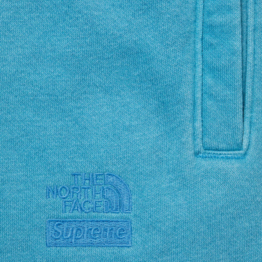 Details on Supreme The North Face Pigment Printed Sweatpant Turquoise from spring summer
                                                    2021 (Price is $138)