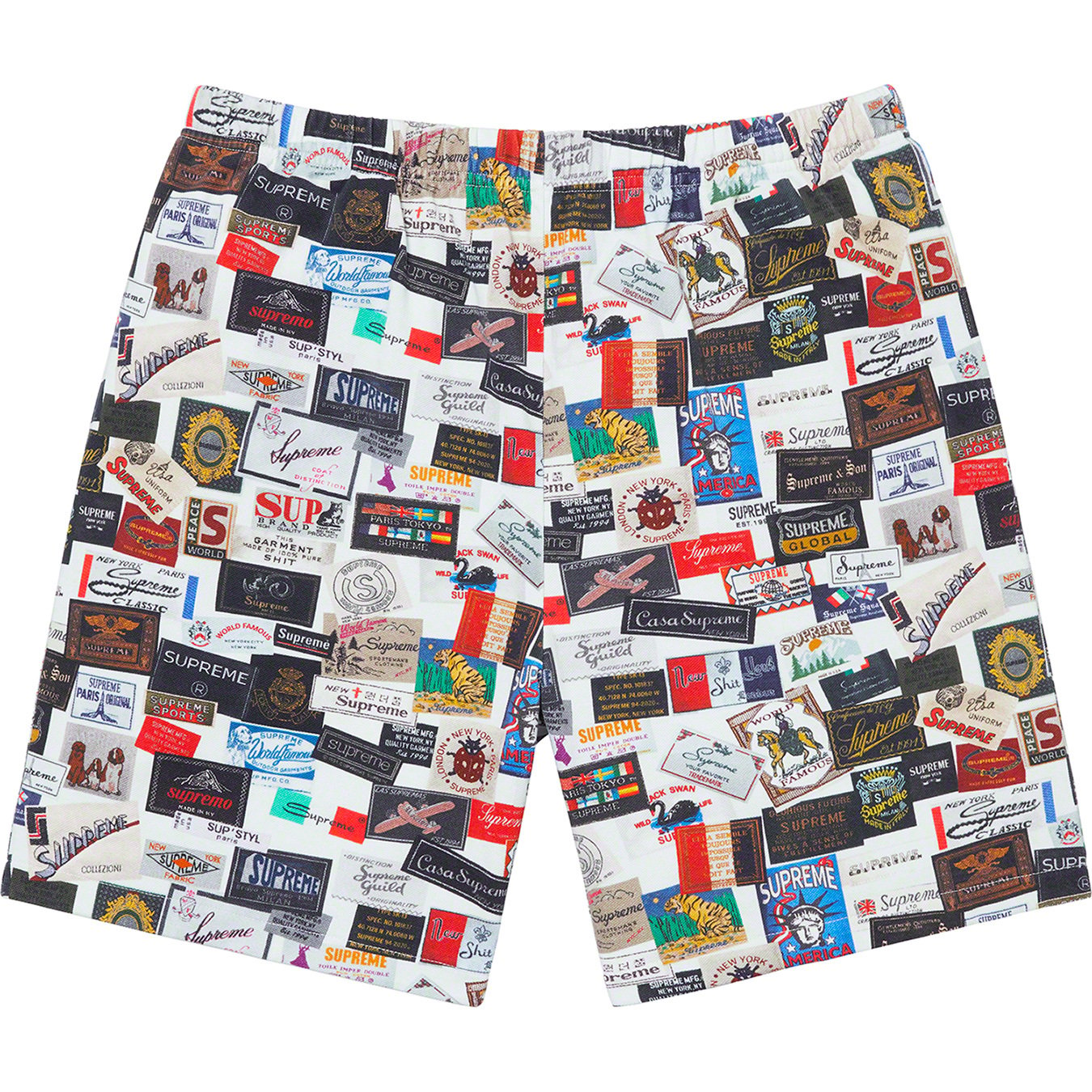 Labels Pique Short - spring summer 2021 - Supreme