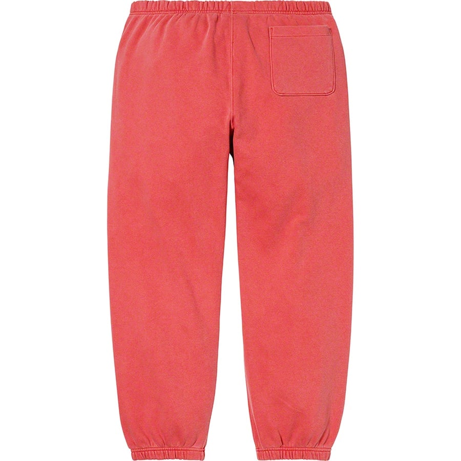 Details on Supreme The North Face Pigment Printed Sweatpant Red from spring summer
                                                    2021 (Price is $138)
