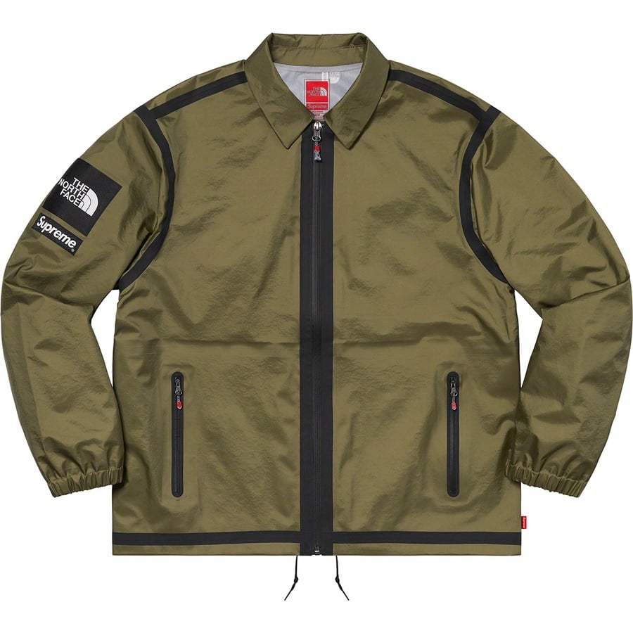Details on Supreme The North Face Summit Series Outer Tape Seam Coaches Jacket Olive from spring summer
                                                    2021 (Price is $298)