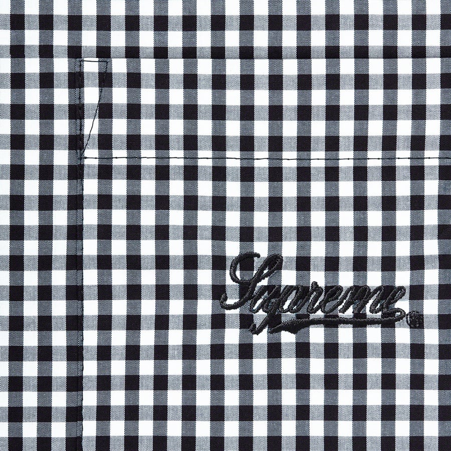 Details on Gingham S S Shirt Black from spring summer
                                                    2021 (Price is $128)