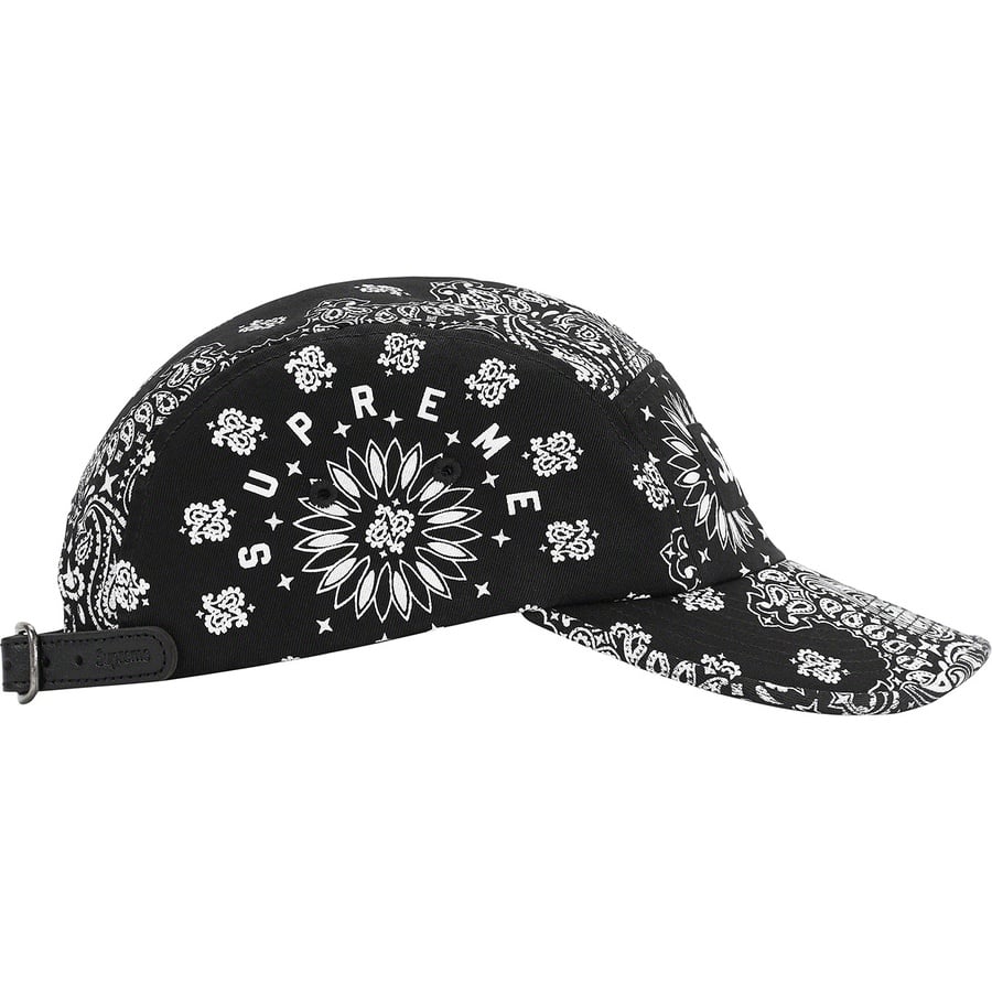 Details on Bandana Camp Cap Black from spring summer 2021 (Price is $48)