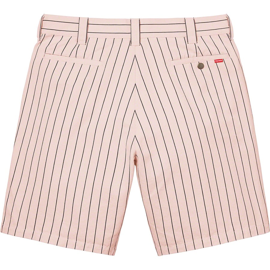 Details on Work Short Light Pink Stripe from spring summer
                                                    2021 (Price is $110)