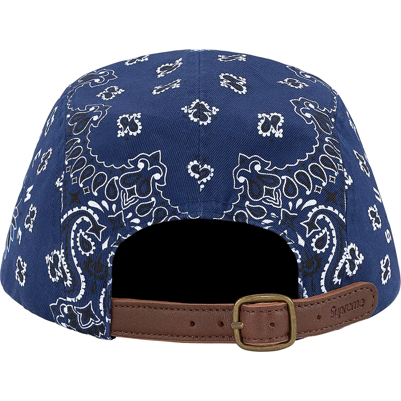 Supreme Bandana Camp Cap Navy