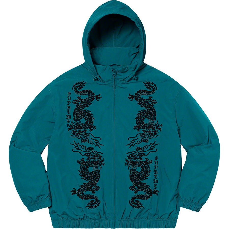 Details on Dragon Track Jacket Teal from spring summer
                                                    2021 (Price is $168)