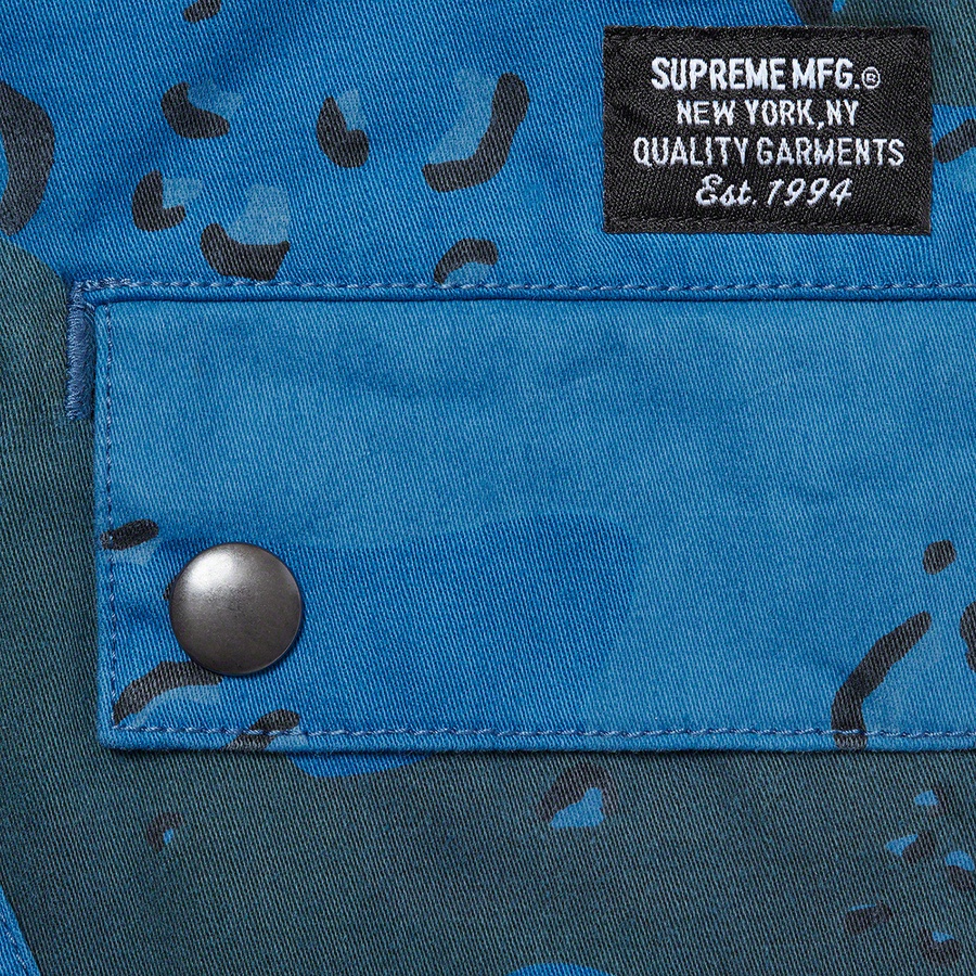 Details on Overdyed Camo Cargo Short Blue from spring summer
                                                    2021 (Price is $138)