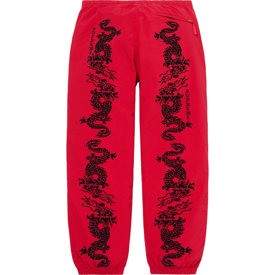 Details on Dragon Track Pant Red from spring summer
                                                    2021 (Price is $138)