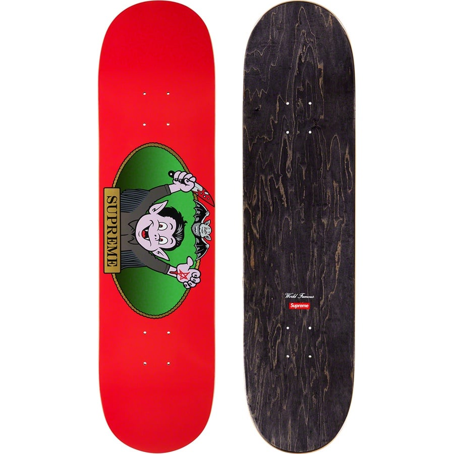 Details on Vampire Boy Skateboard Red - 8.25" x 32.125" from spring summer
                                                    2021 (Price is $52)