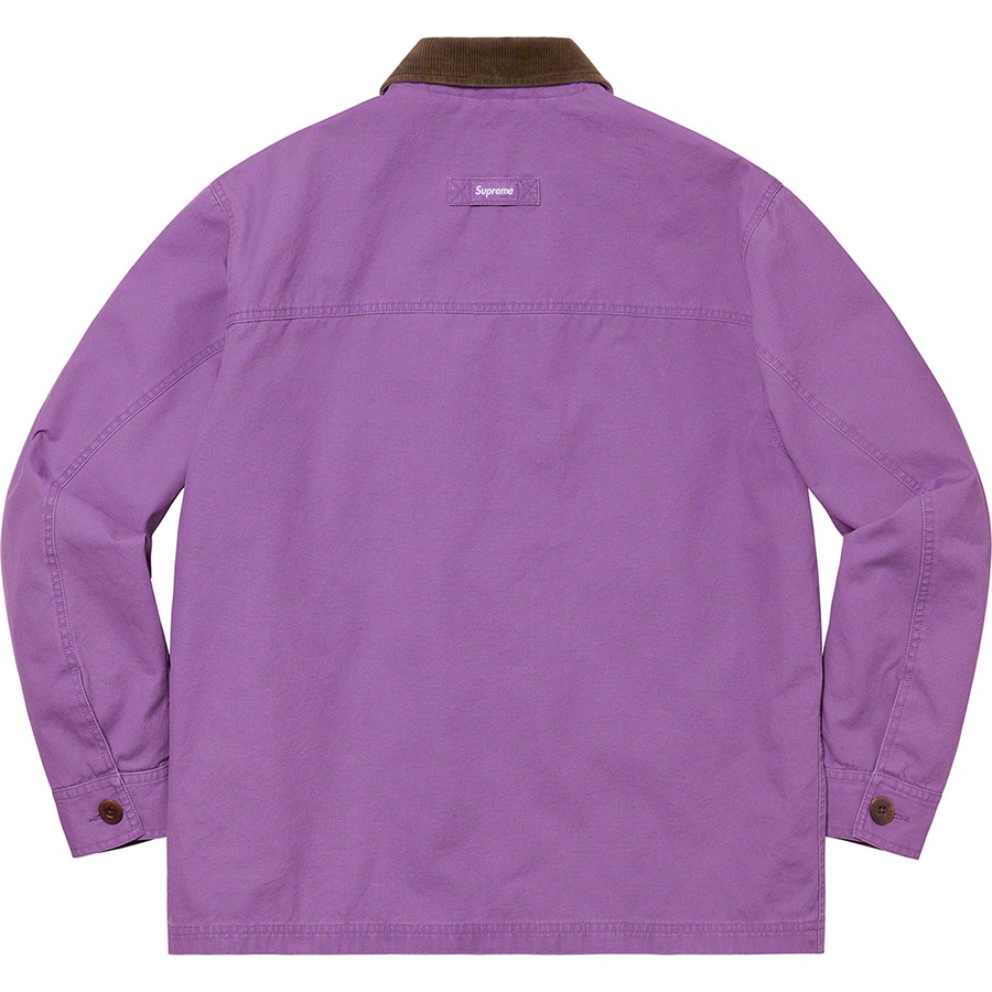 Details on Barn Coat Dusty Purple from spring summer
                                                    2021 (Price is $188)