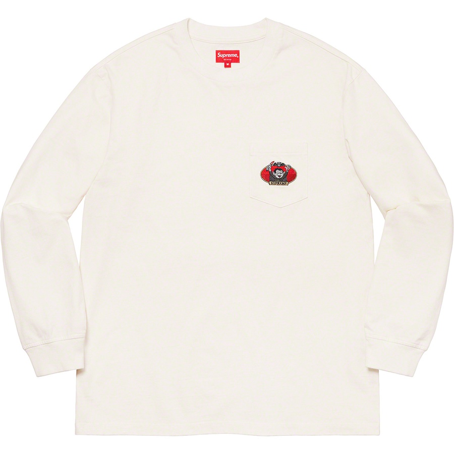 Details on Vampire Boy L S Pocket Tee Natural from spring summer
                                                    2021 (Price is $78)
