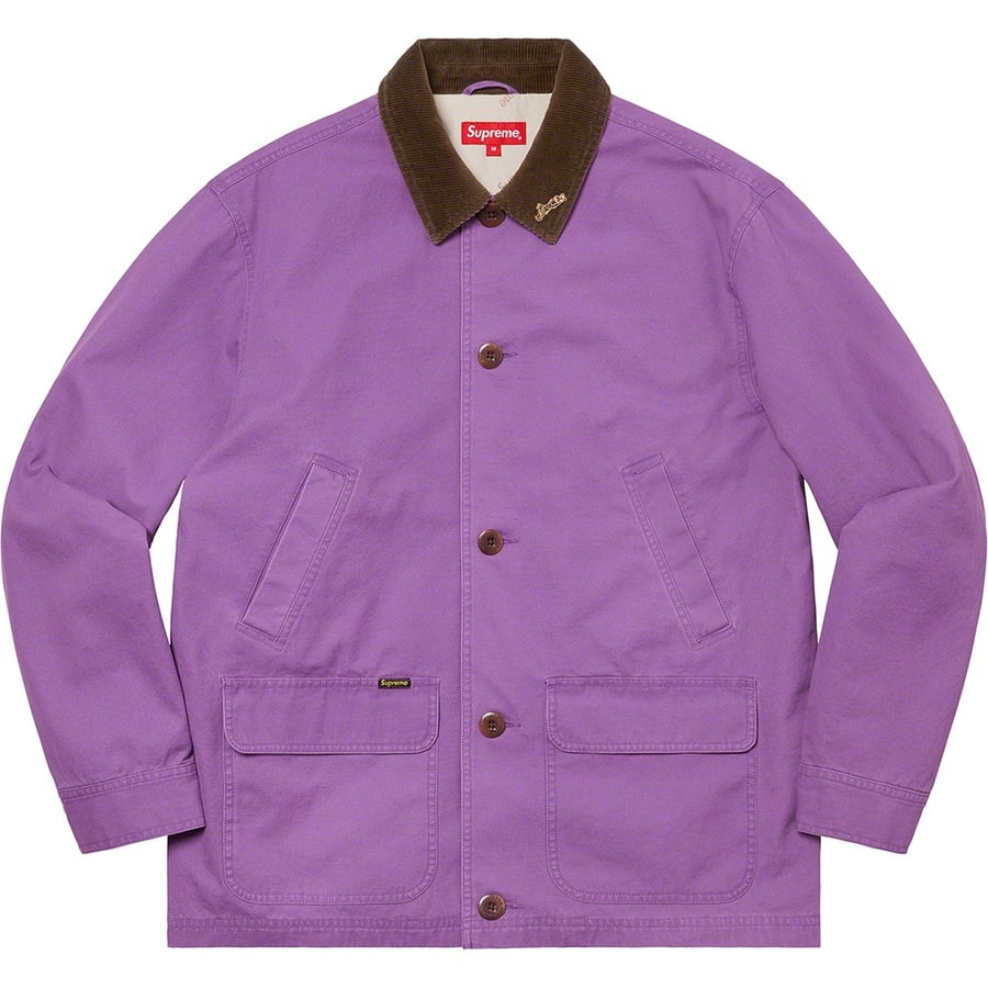 Details on Barn Coat Dusty Purple from spring summer
                                                    2021 (Price is $188)