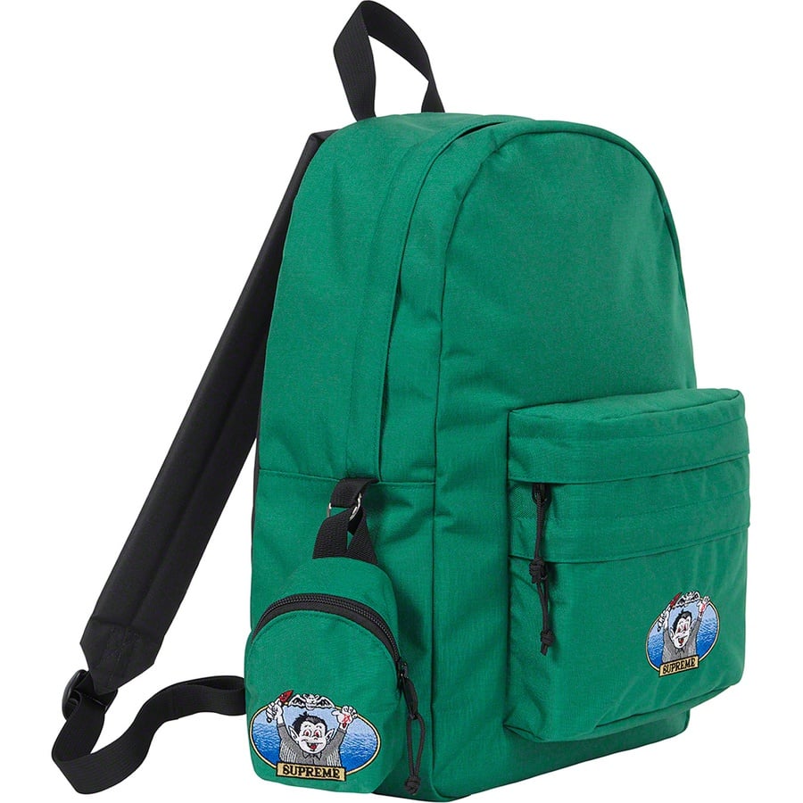Details on Vampire Boy Backpack Green from spring summer 2021 (Price is $128)