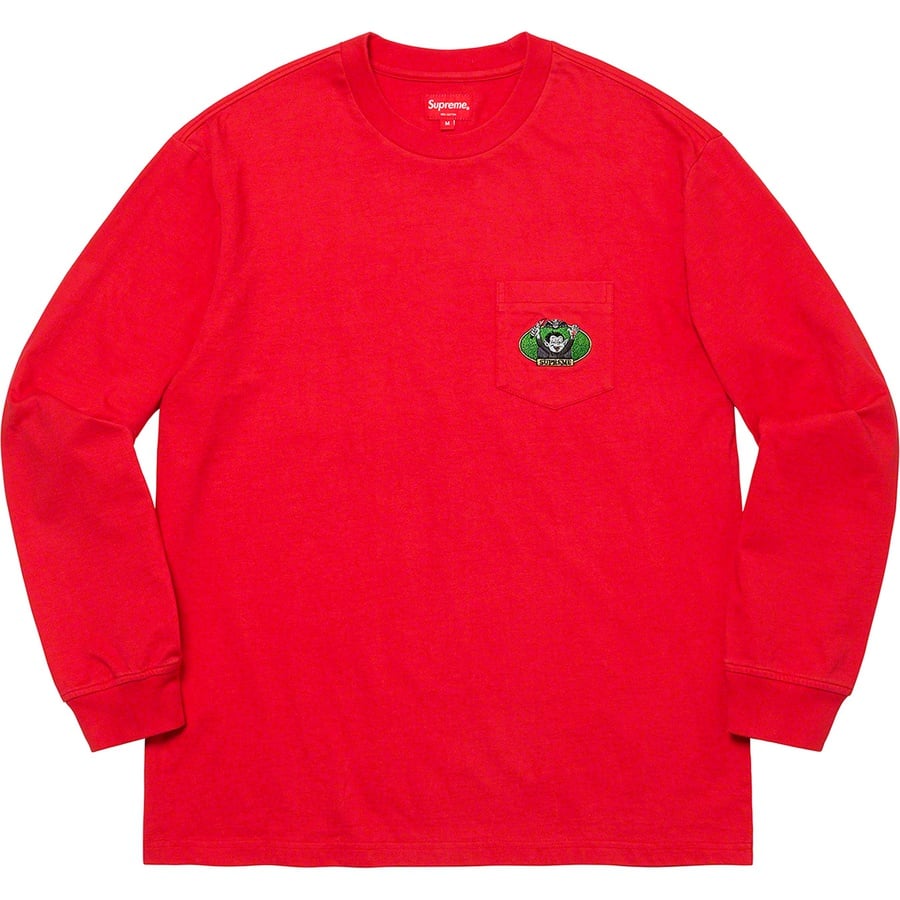 Details on Vampire Boy L S Pocket Tee Red from spring summer
                                                    2021 (Price is $78)