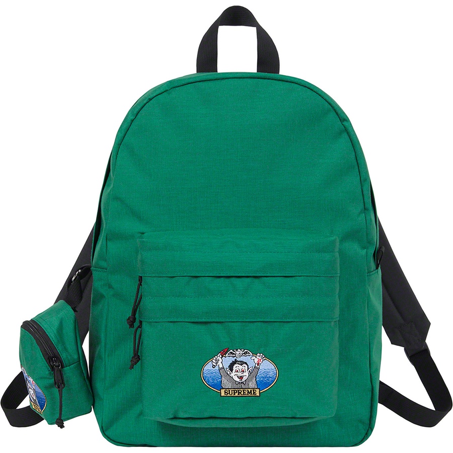 Details on Vampire Boy Backpack Green from spring summer 2021 (Price is $128)
