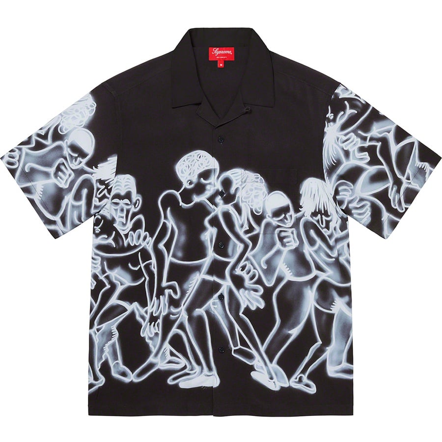 Details on Dancing Rayon S S Shirt Black from spring summer
                                                    2021 (Price is $138)
