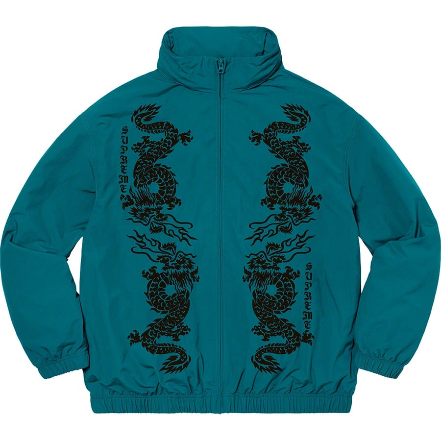 Details on Dragon Track Jacket Teal from spring summer
                                                    2021 (Price is $168)