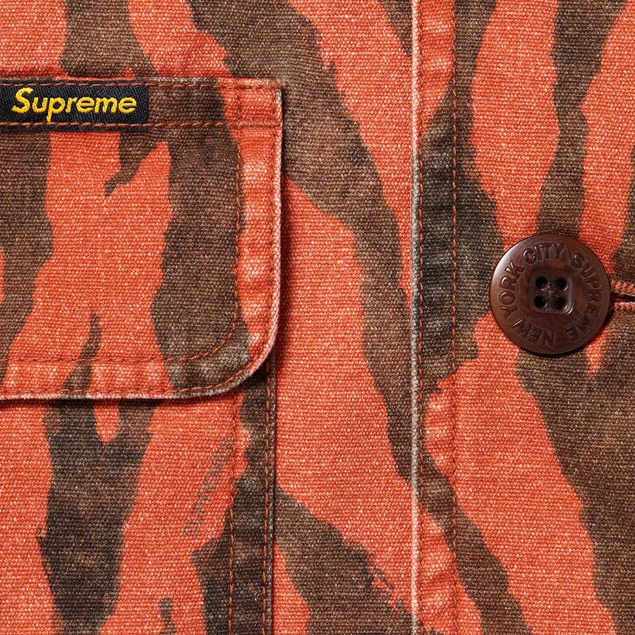 Details on Barn Coat Tiger Stripe from spring summer
                                                    2021 (Price is $188)
