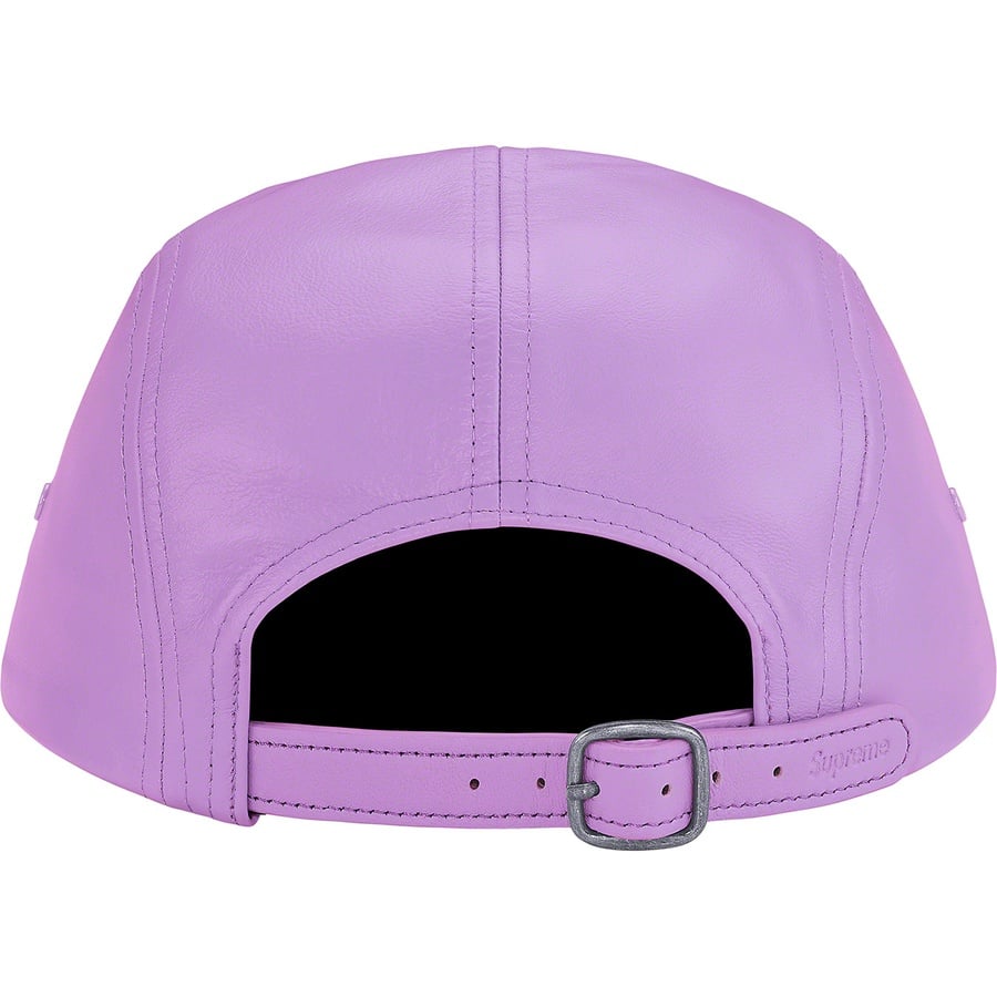 Details on Leather Camp Cap Lavender from spring summer
                                                    2021 (Price is $68)