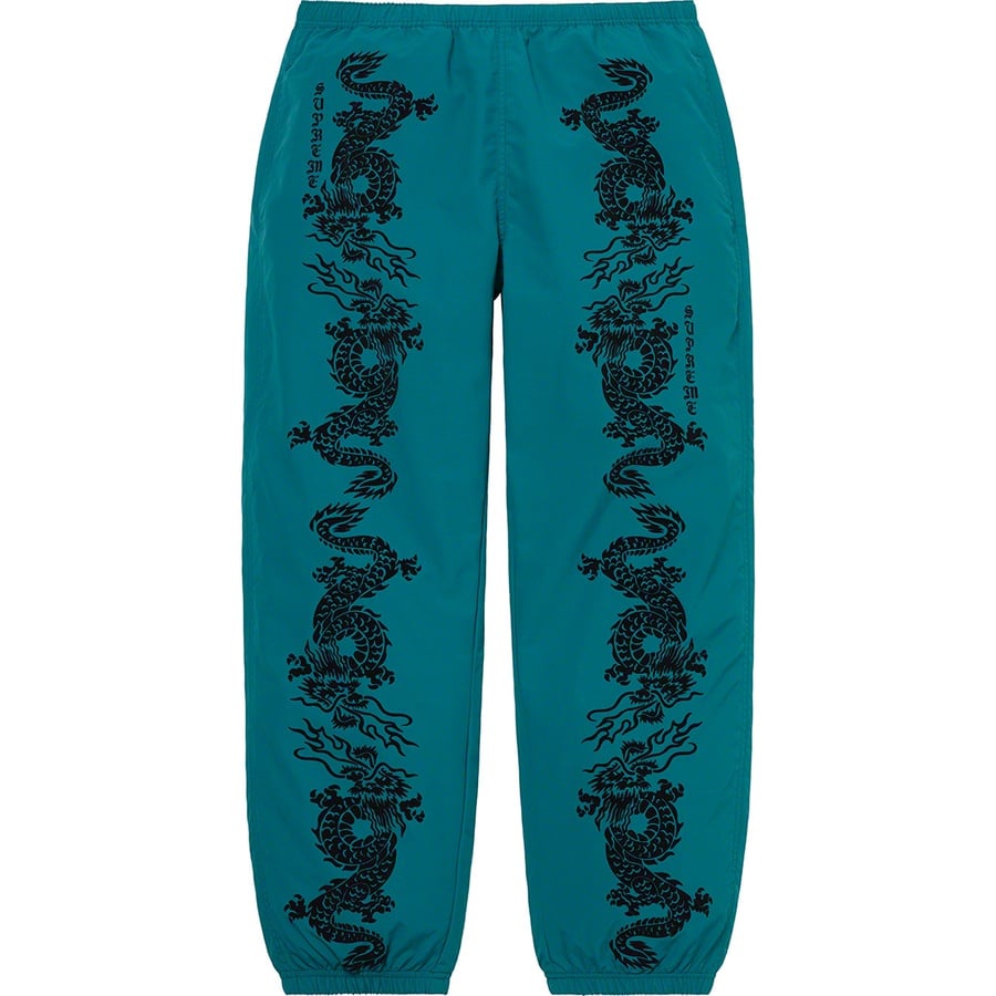 Details on Dragon Track Pant Teal from spring summer
                                                    2021 (Price is $138)