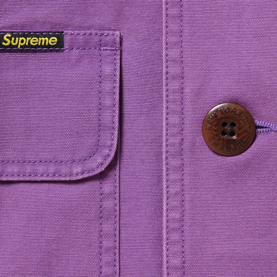 Details on Barn Coat Dusty Purple from spring summer
                                                    2021 (Price is $188)