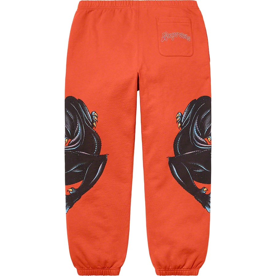 Supreme Panther Sweatpant (SS21) - Burnt Orange - $168