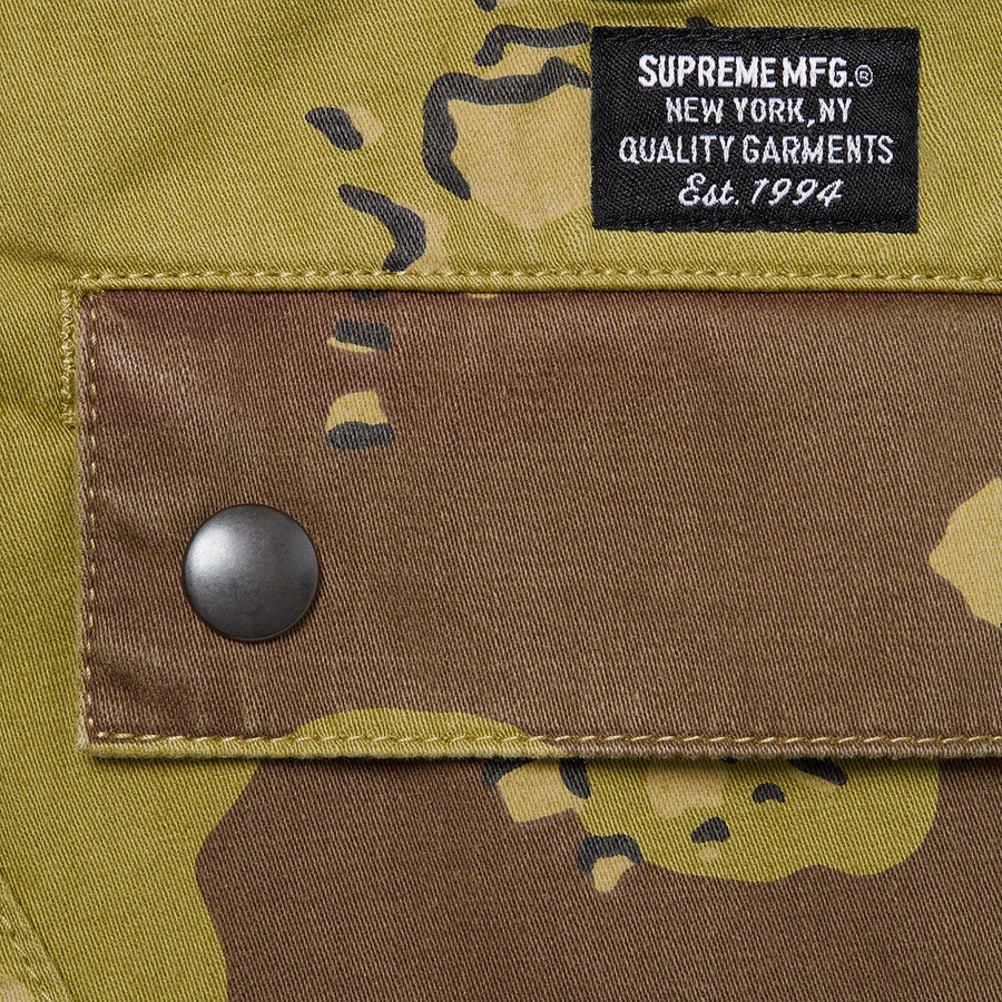 Details on Overdyed Camo Cargo Short Green from spring summer 2021 (Price is $138)