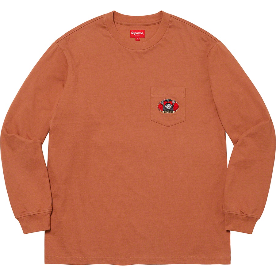 Details on Vampire Boy L S Pocket Tee Rust from spring summer
                                                    2021 (Price is $78)