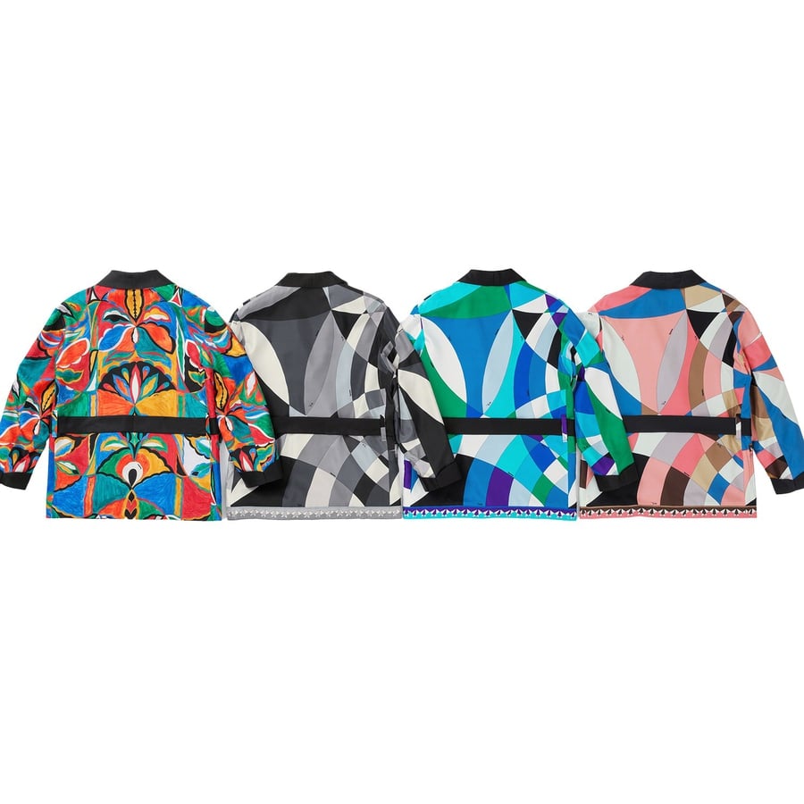 Supreme Supreme Emilio Pucci Silk Smoking Jacket releasing on Week 16 for spring summer 2021