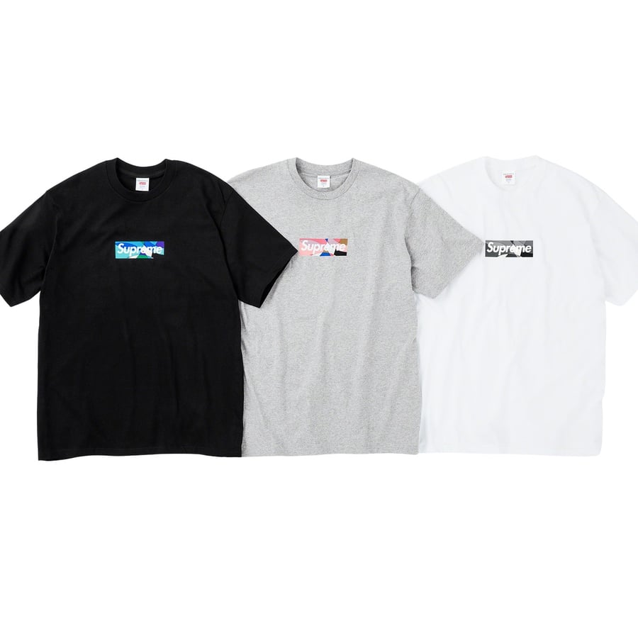 Details on Supreme Emilio Pucci Box Logo Tee from spring summer 2021 (Price is $54)