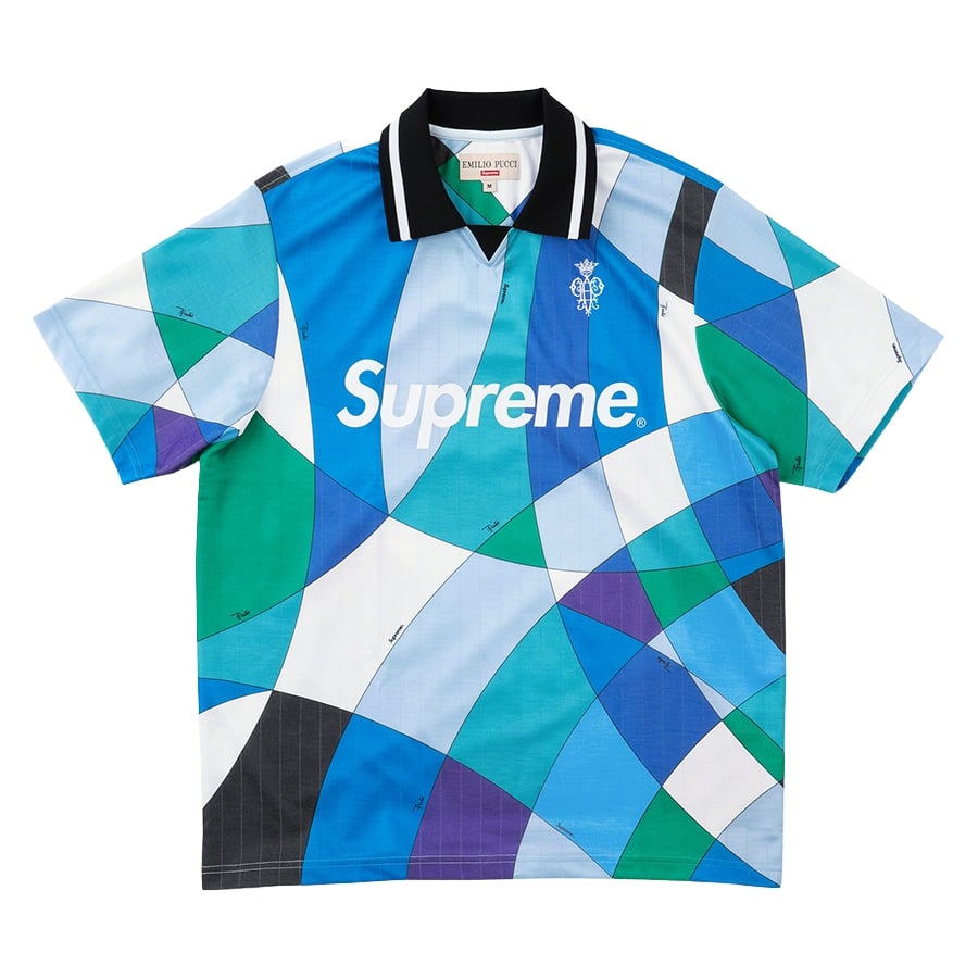 Details on Supreme Emilio Pucci Soccer Jersey  from spring summer
                                                    2021 (Price is $148)