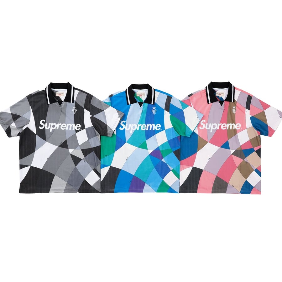 Supreme Supreme Emilio Pucci Soccer Jersey releasing on Week 16 for spring summer 2021