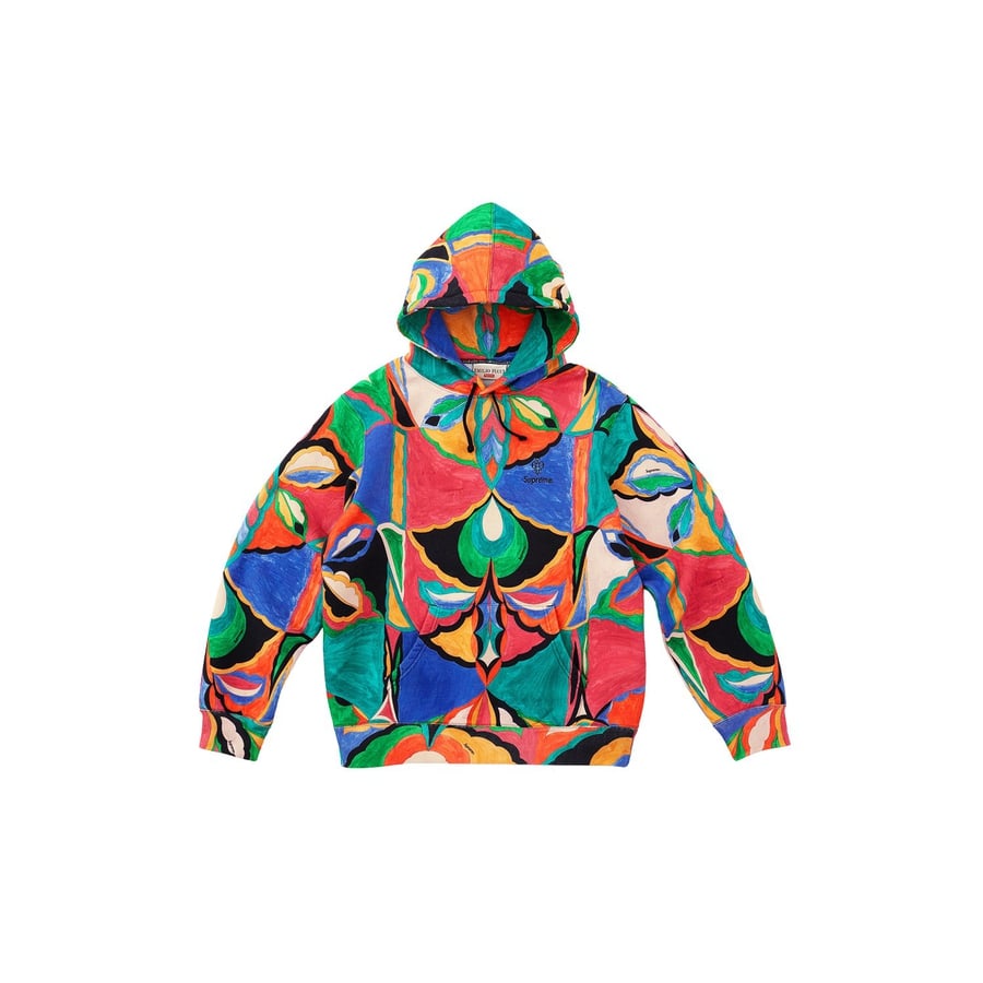 Details on Supreme Emilio Pucci Hooded Sweatshirt from spring summer
                                            2021 (Price is $198)