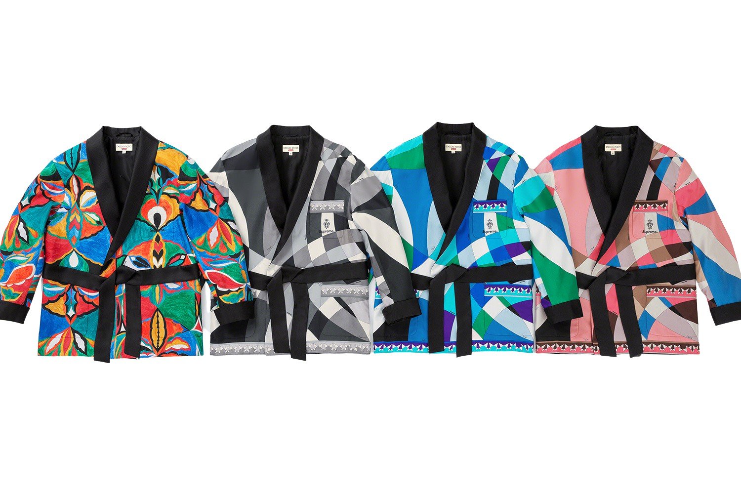 Supreme Emilio Pucci Silk Smoking Jacket