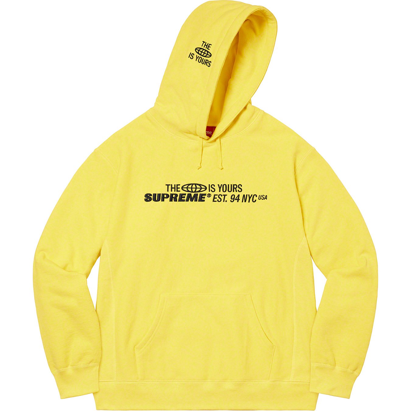 Supreme World Is Yours Hooded Sweatshirt Red Men's - SS21 - US