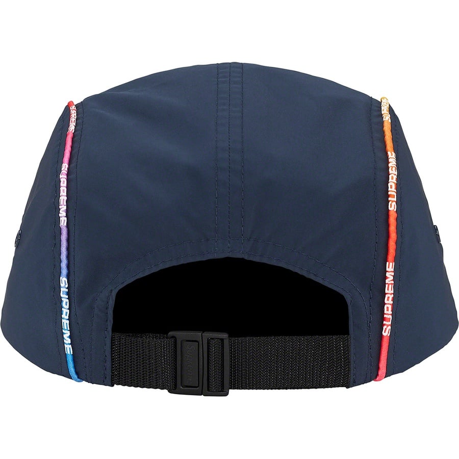 Details on Gradient Piping Camp Cap Navy from spring summer 2021 (Price is $48)