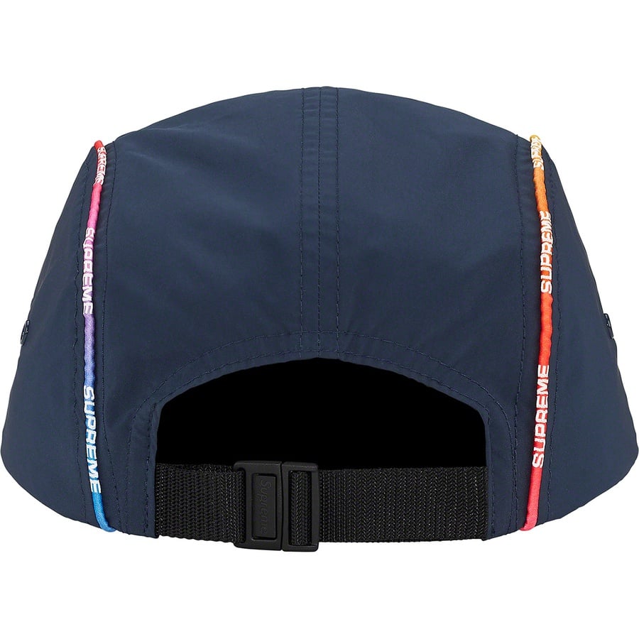 Details on Gradient Piping Camp Cap Navy from spring summer
                                                    2021 (Price is $48)