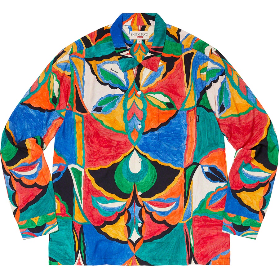 Details on Supreme Emilio Pucci L S Shirt Multicolor from spring summer
                                                    2021 (Price is $198)
