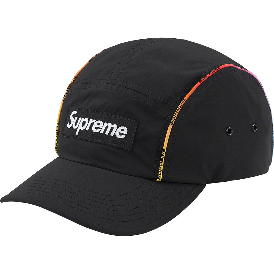 Details on Gradient Piping Camp Cap Black from spring summer 2021 (Price is $48)