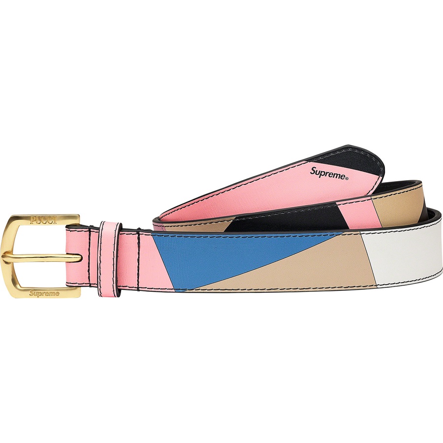 Details on Supreme Emilio Pucci Belt Dusty Pink from spring summer 2021 (Price is $168)