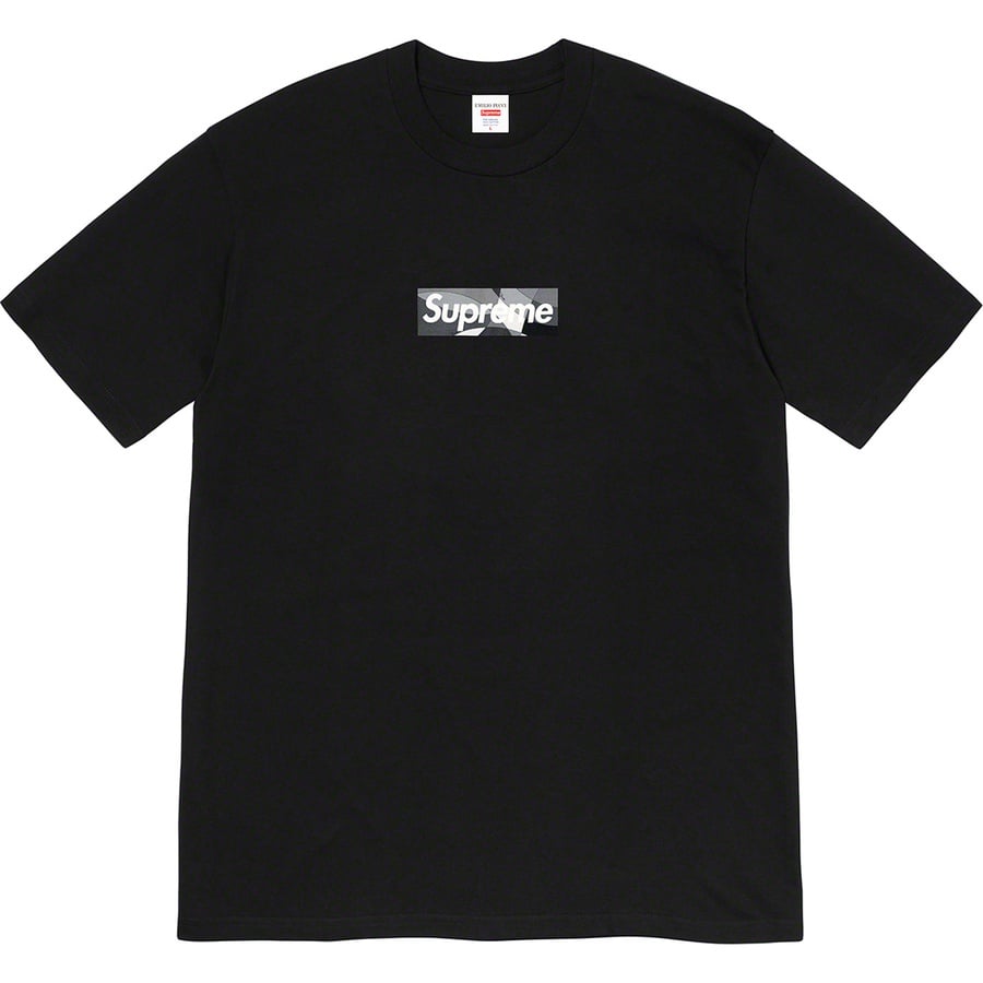 Details on Supreme Emilio Pucci Box Logo Tee Black/Black from spring summer 2021 (Price is $54)