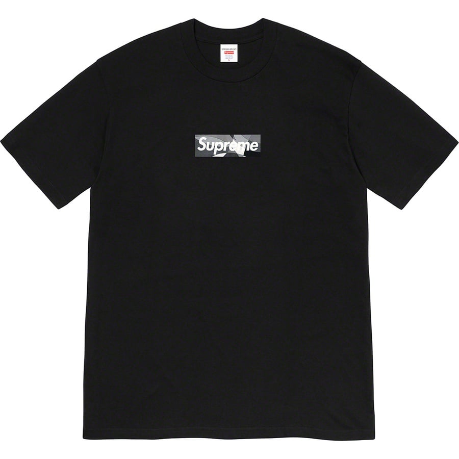 Details on Supreme Emilio Pucci Box Logo Tee Black/Black from spring summer
                                                    2021 (Price is $54)