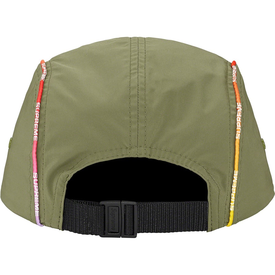 Details on Gradient Piping Camp Cap Olive from spring summer
                                                    2021 (Price is $48)