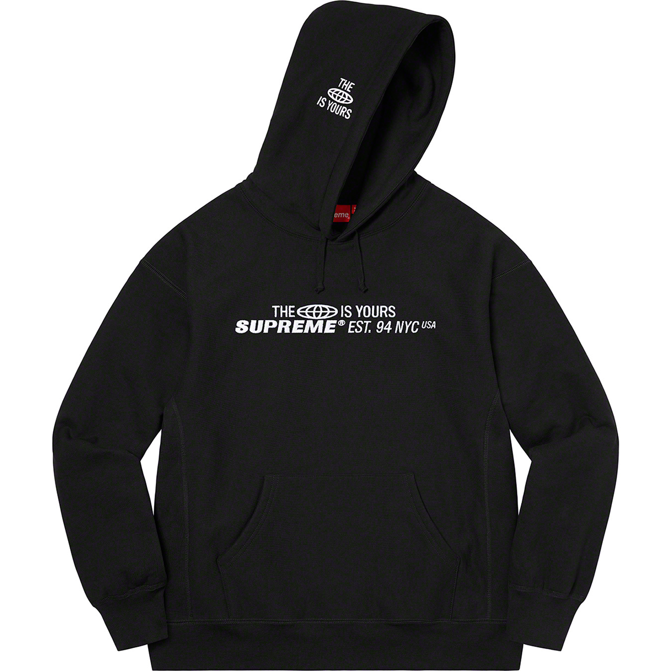 The World Is Yours Hoodie - Black