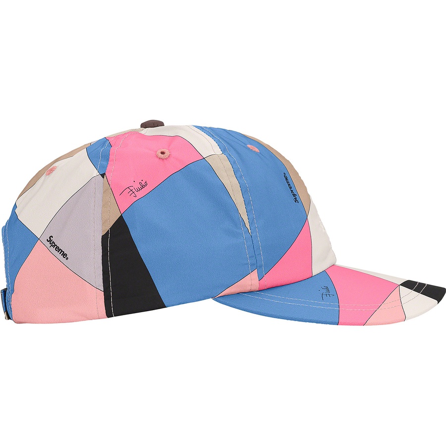Details on Supreme Emilio Pucci 6-Panel Dusty Pink from spring summer 2021 (Price is $68)