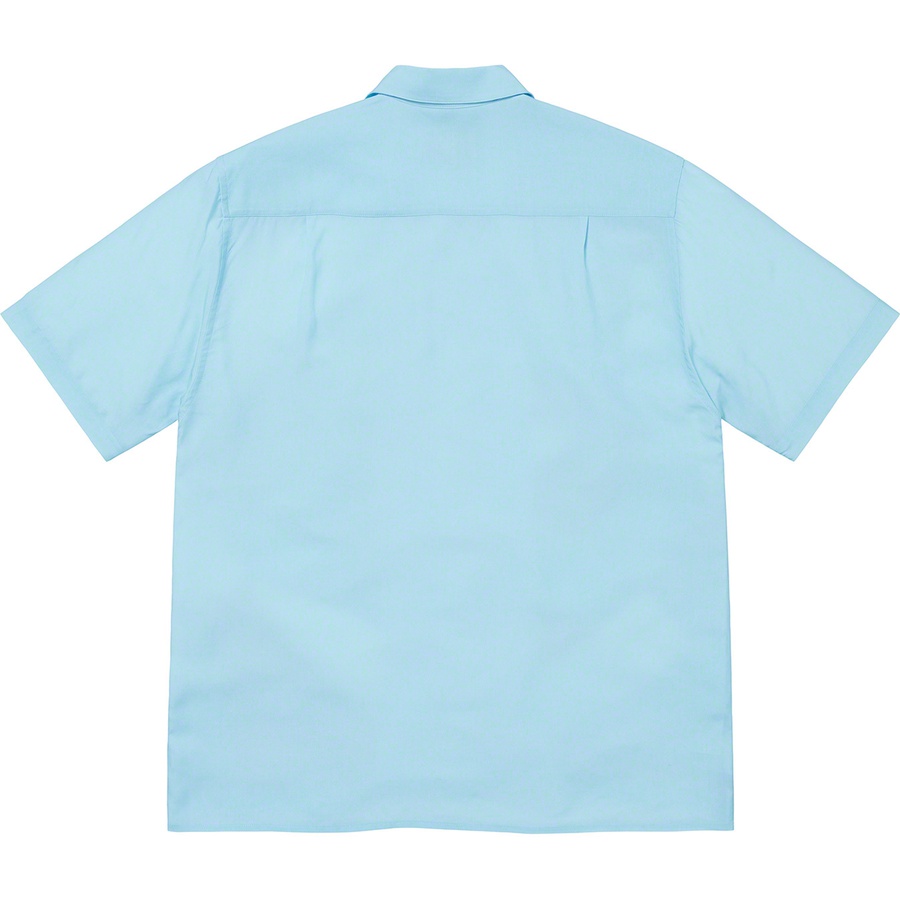 Details on Supreme Emilio Pucci S S Shirt Blue from spring summer
                                                    2021 (Price is $158)