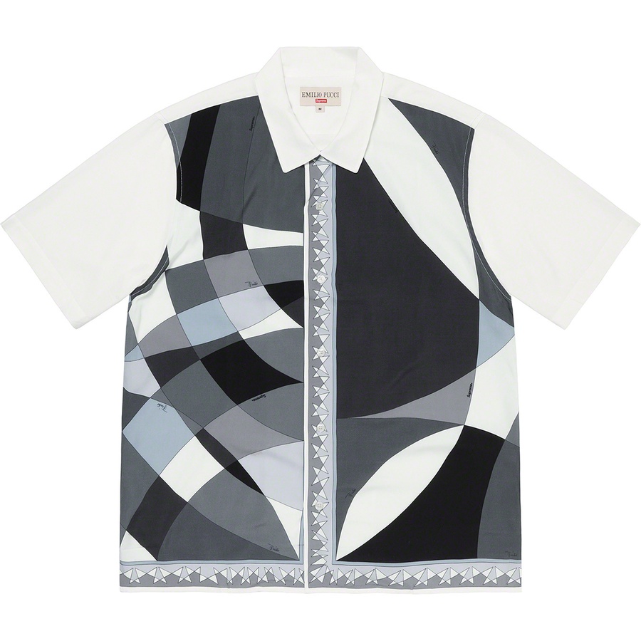 Details on Supreme Emilio Pucci S S Shirt Black from spring summer 2021 (Price is $158)